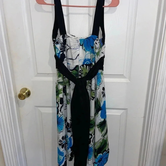 BE SMART -sz 12 dress blues blacks and white - Picture 2 of 3